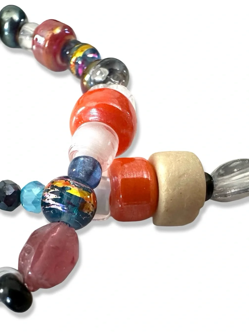 1 LB VTG Beads for Jewelry Making & Crafts, Window Hanging, Sun Catcher, CZECH
